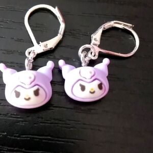 NEW Kuromi Resin Drop Earrings